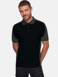 Herren Poloshirt Zweifarbig